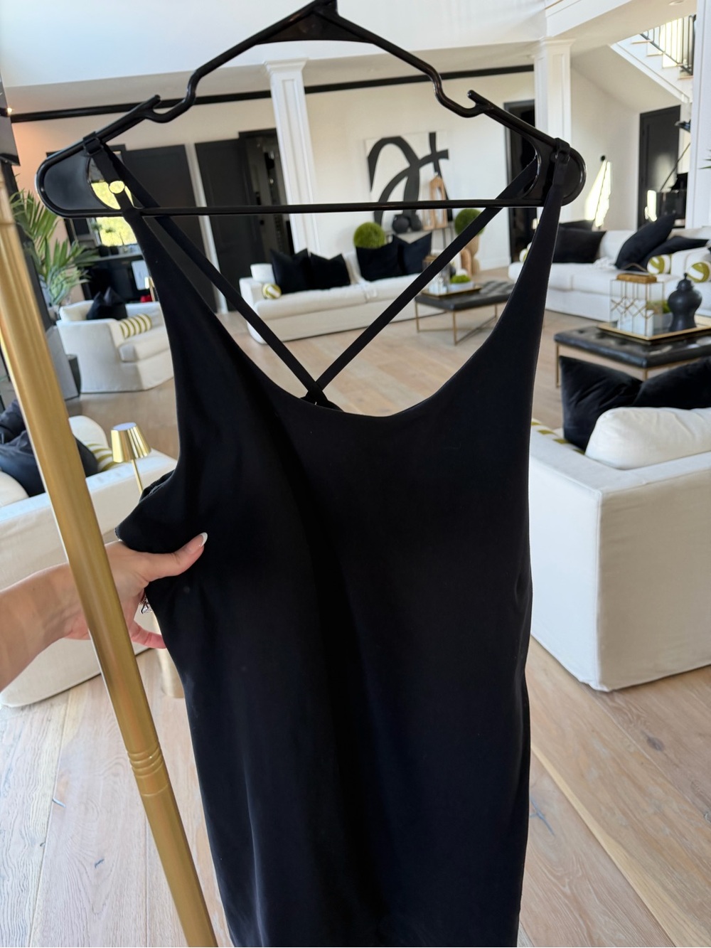 Nicole Miller Sport Black Athletic Dress with built in shorts